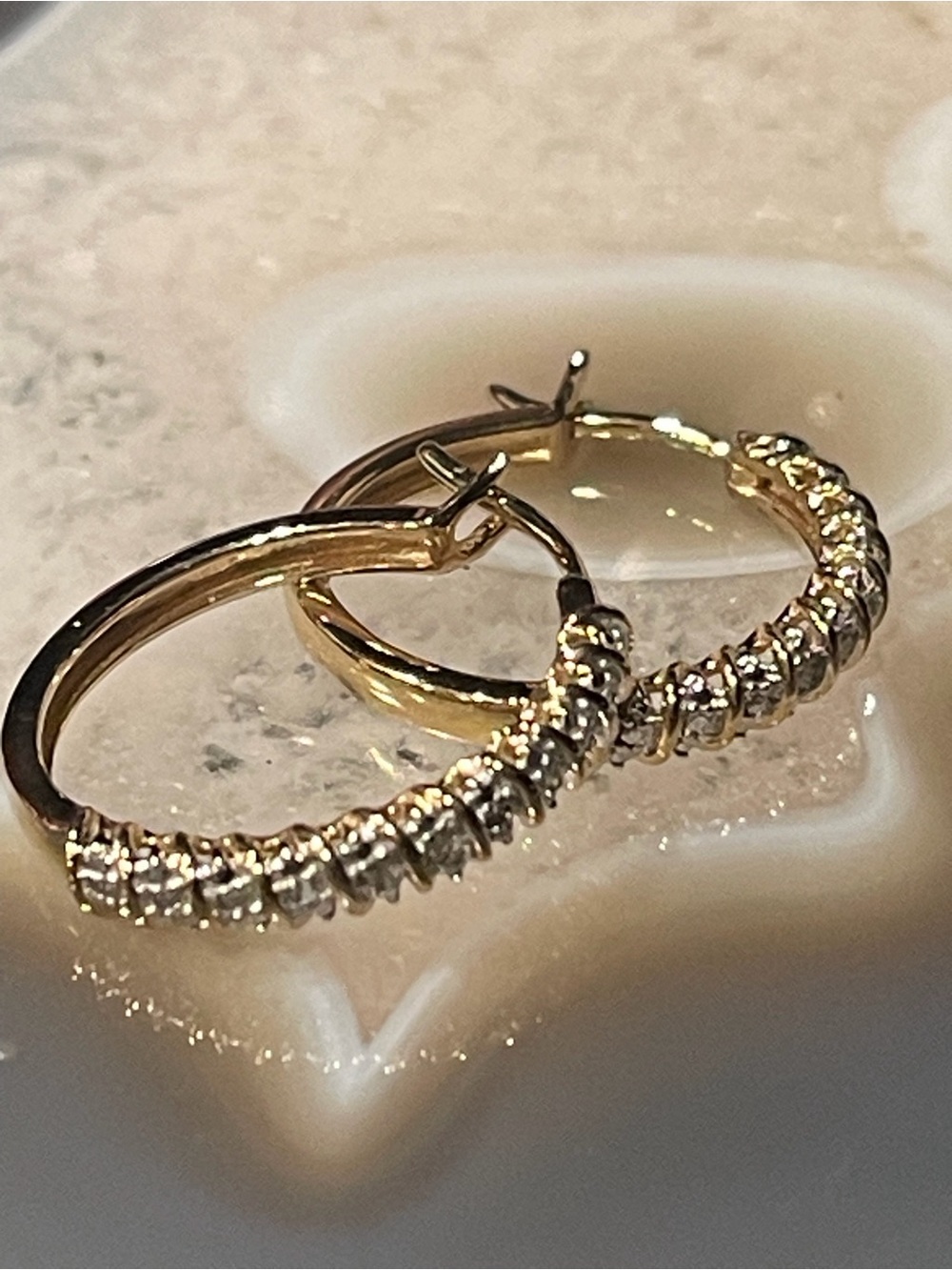 14k Gold Diamonds (3 SETS!) Yellow, White & Rose Gold NWT Perfect for a Gift!